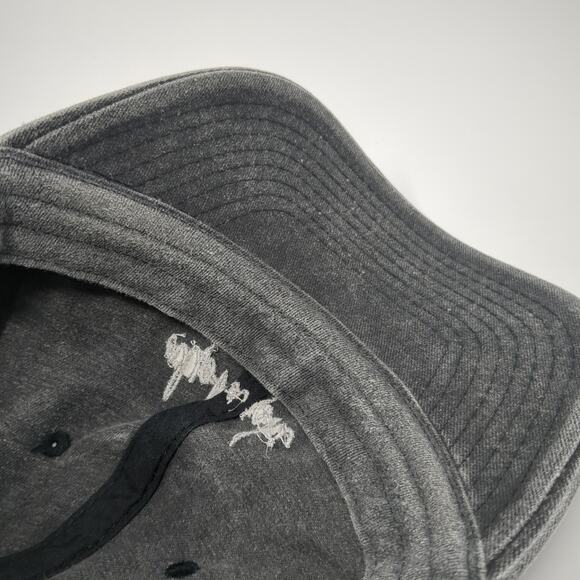 Alpha Phi Slideback Baseball Cap Gray One Size Adjustable Embroidered Dalix - Picture 7 of 9